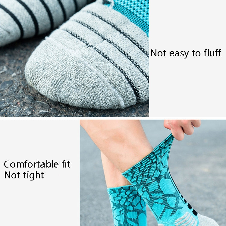 2 Pairs Length Tube Basketball Socks Boxing Roller Skating Riding Sports Socks, Size: XL 43-46 Yards