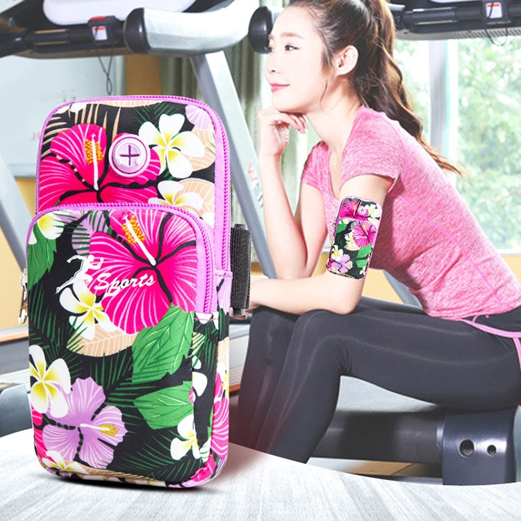 2 PCS B031 Running Mobile Phone Sports Arm Bag Outdoor Sports Fitness Mobile Phone Bag Wrist Bag