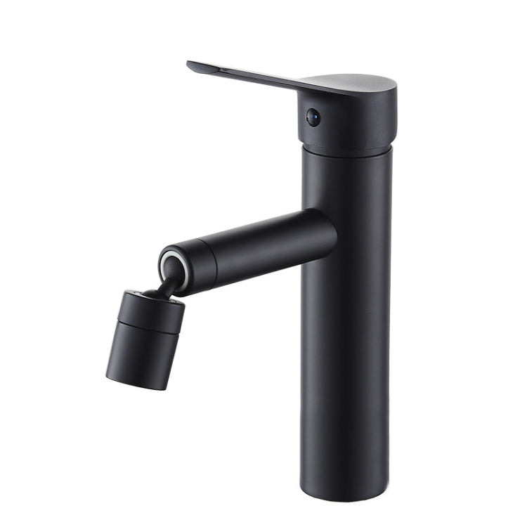 TP88193 Above Counter Basin Stainless Steel Universal Hot And Cold Faucet(Black)