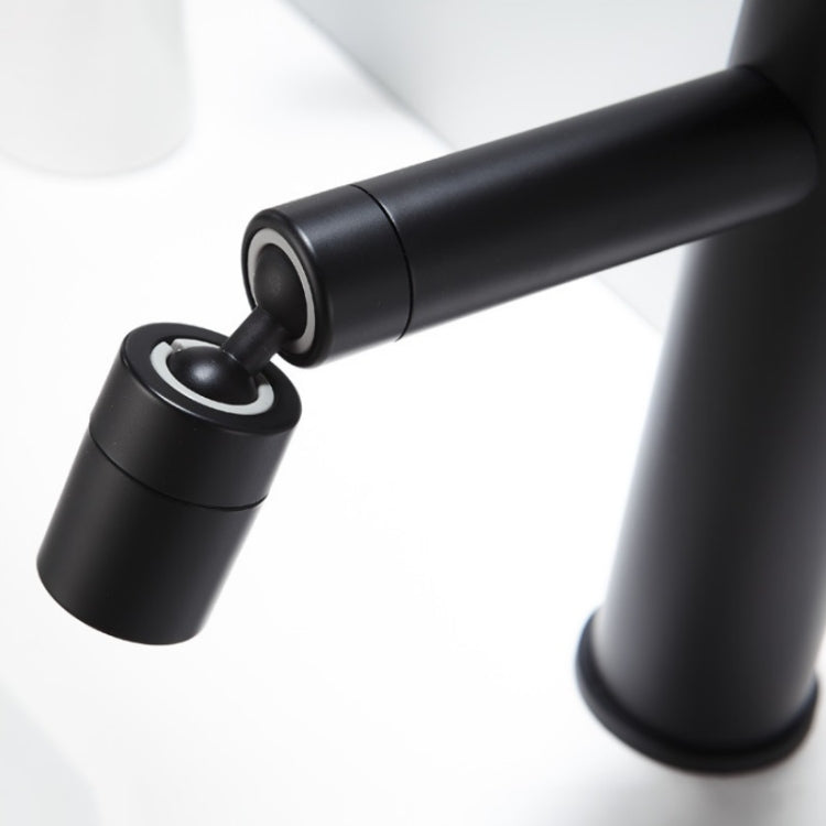 TP88193 Above Counter Basin Stainless Steel Universal Hot And Cold Faucet(Black)