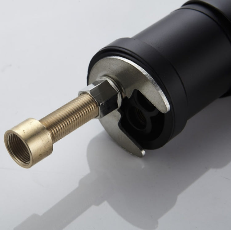 TP88193 Above Counter Basin Stainless Steel Universal Hot And Cold Faucet(Black)