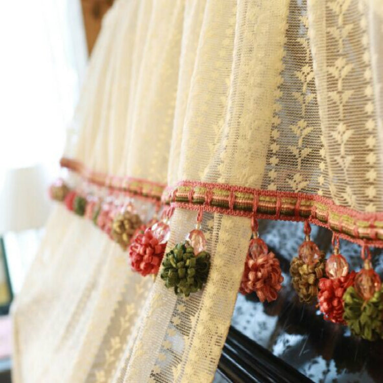 Piano Cover 150x35x110cm Lace Embroidered Cloth Piano Dust Cover