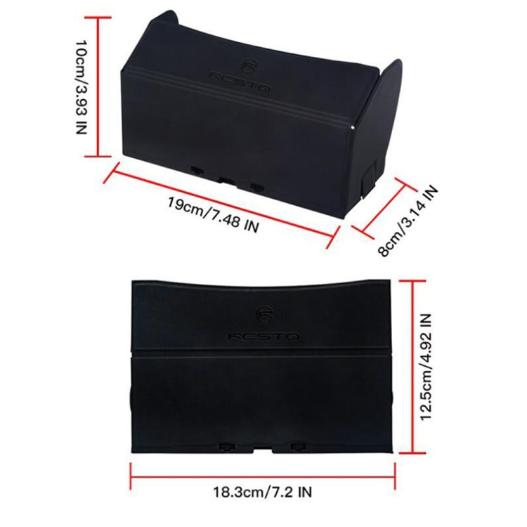 RCSTQ Drone Remote Controller Cover Hood For DJI Mavic Mini 2 /Air 2/ 2S(Black)