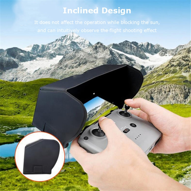 RCSTQ Drone Remote Controller Cover Hood For DJI Mavic Mini 2 /Air 2/ 2S(Black)