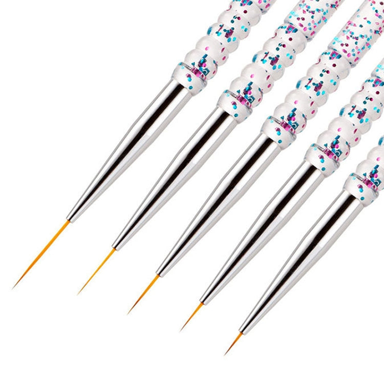 5 PCS/Set  Nail Art Drawing Pen Chain Link Pen Painted Pen