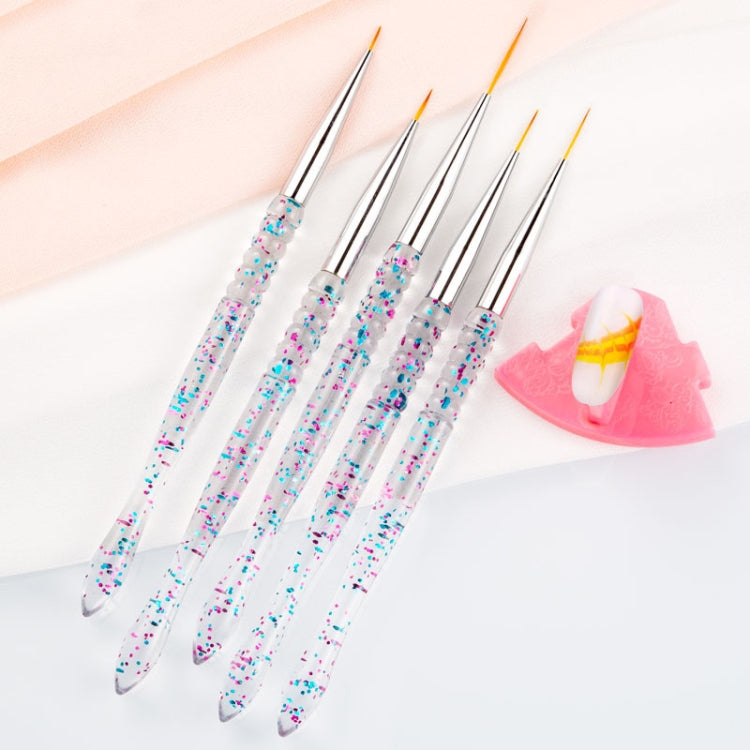 5 PCS/Set  Nail Art Drawing Pen Chain Link Pen Painted Pen