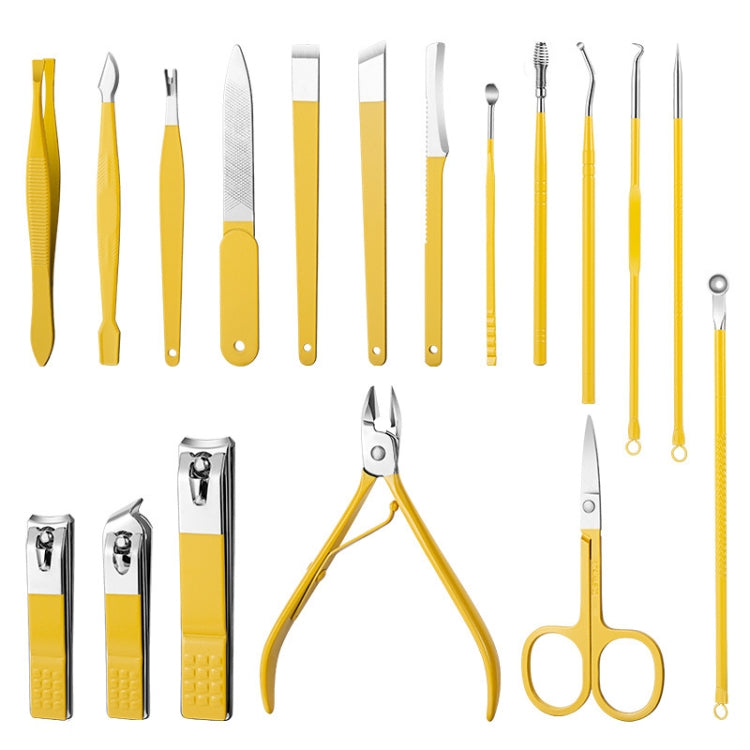 2 Set 9 In 1  Nail Clipper Set Manicure Set Stainless Steel Nail Clipper Manicure Tool