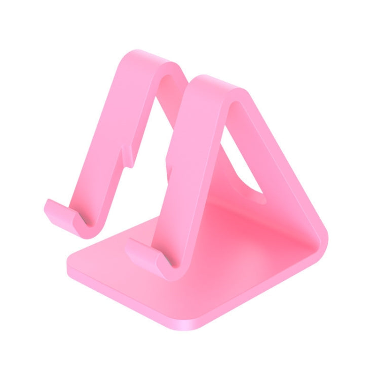 4 PCS Z1 Portable Desktop Phone Stand Lazy Tablet Stand, Colour: Plasticï¼ˆPinkï¼‰