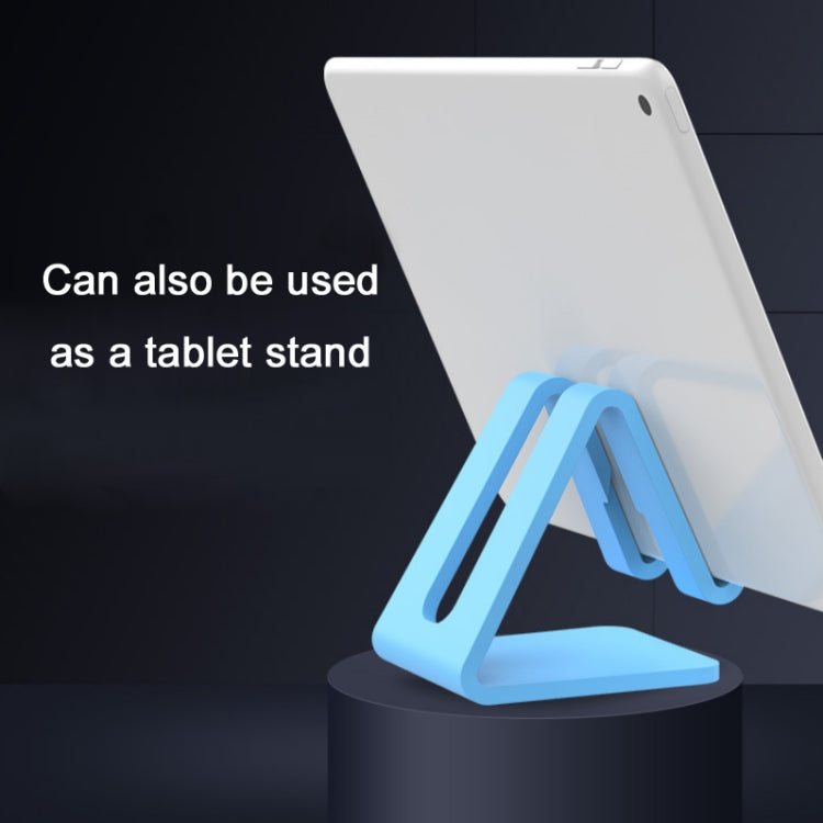 4 PCS Z1 Portable Desktop Phone Stand Lazy Tablet Stand, Colour: Plasticï¼ˆBlackï¼‰