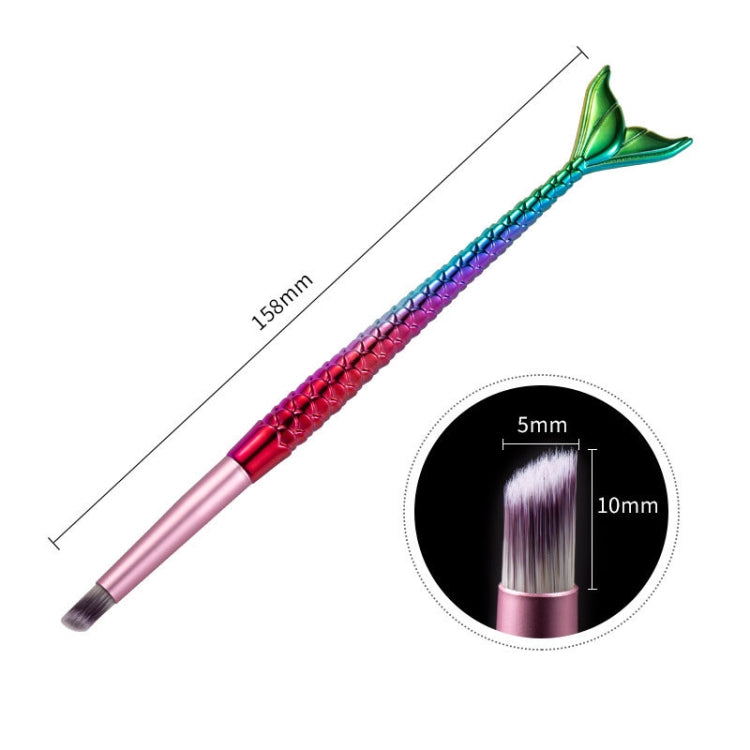5 PCS Manicure Smudge Pen Gradient Mermaid Painted Phototherapy Drawing Pen