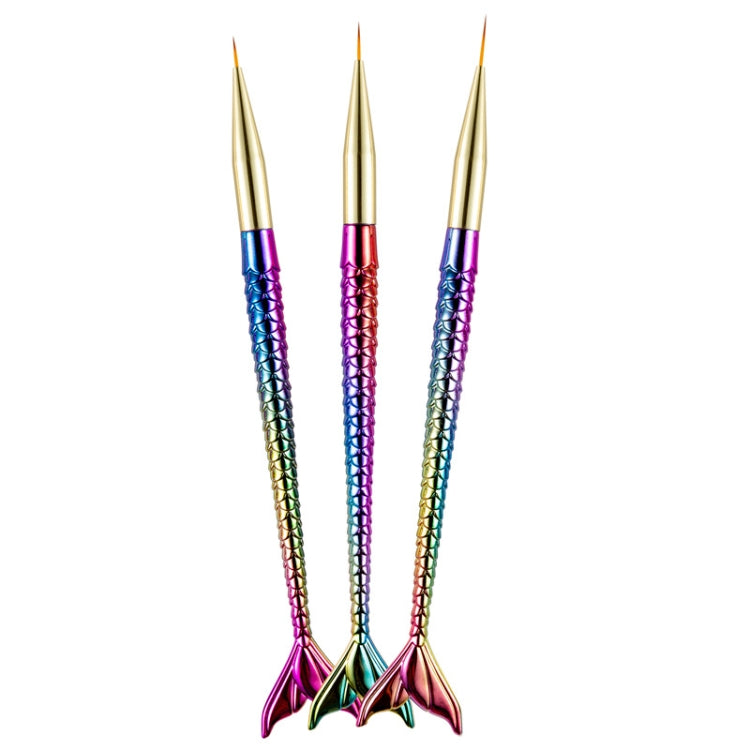5 PCS Manicure Smudge Pen Gradient Mermaid Painted Phototherapy Drawing Pen