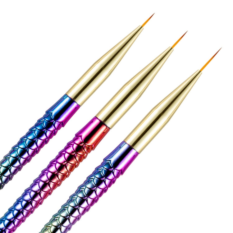 5 PCS Manicure Smudge Pen Gradient Mermaid Painted Phototherapy Drawing Pen