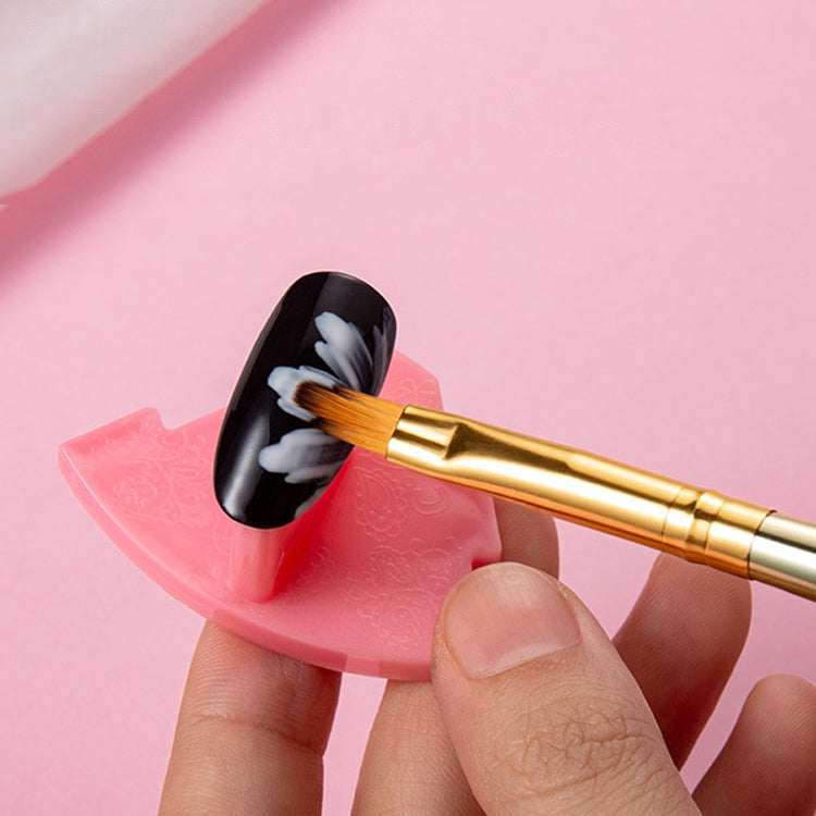8  In 1 Nail Art Flower Pen Painted Pen Rainbow Gradient French Phototherapy Nail Pen(Flower Petal Pen)