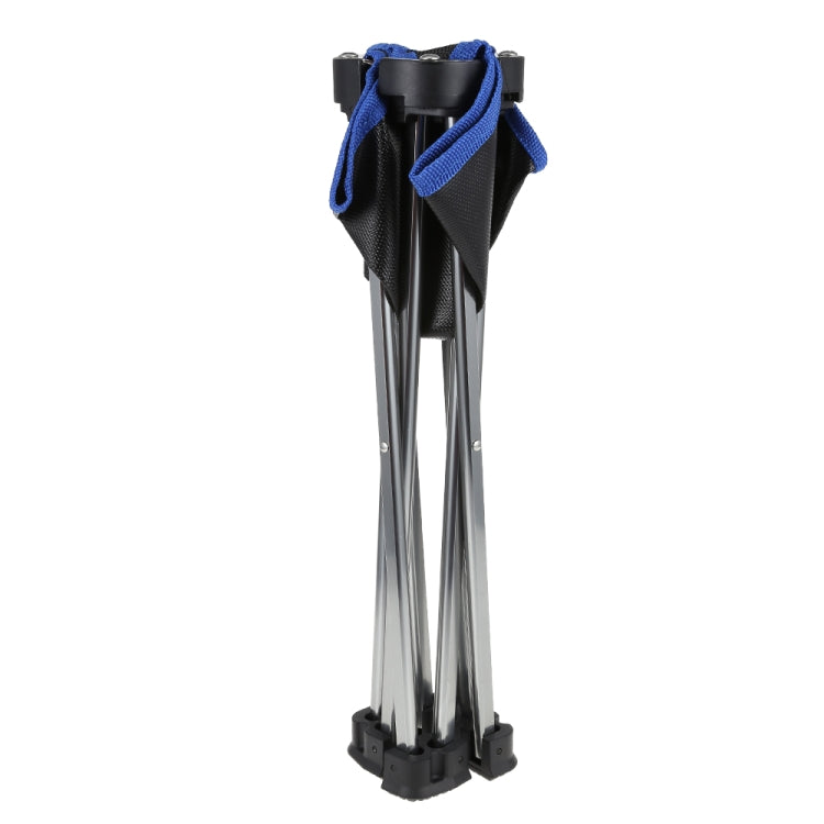 Portable Folding Chair Super Light Aluminum Alloy Fishing Camping Bench Garden Chairs(Black)