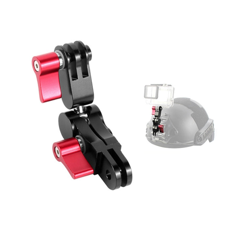 Aluminium Alloy 360 Degree Rotating Mount Adapter Adjustable Arm Connector for GoPro Hero11 Black / HERO10 Black /9 Black /8 Black /7 /6 /5 /5 Session /4 Session /4 /3+ /3 /2 /1, DJI Osmo Action and Other Action Cameras