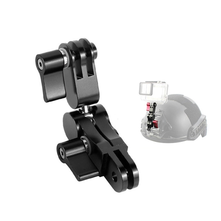 Aluminium Alloy 360 Degree Rotating Mount Adapter Adjustable Arm Connector for GoPro Hero11 Black / HERO10 Black /9 Black /8 Black /7 /6 /5 /5 Session /4 Session /4 /3+ /3 /2 /1, DJI Osmo Action and Other Action Cameras