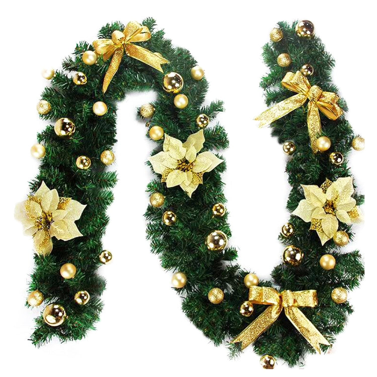 T-9 270cm Christmas Encrypted Decorative Rattan PVC Door Hanging Rattan