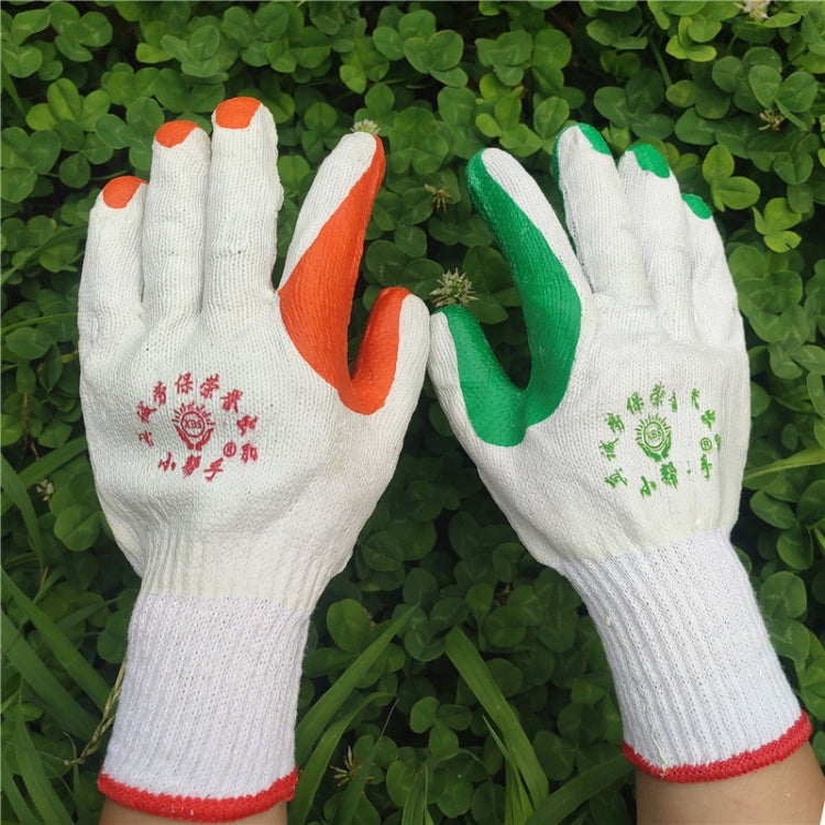 12 PCS Thickened Rubber Coated Labor Insurance Rubber Gloves