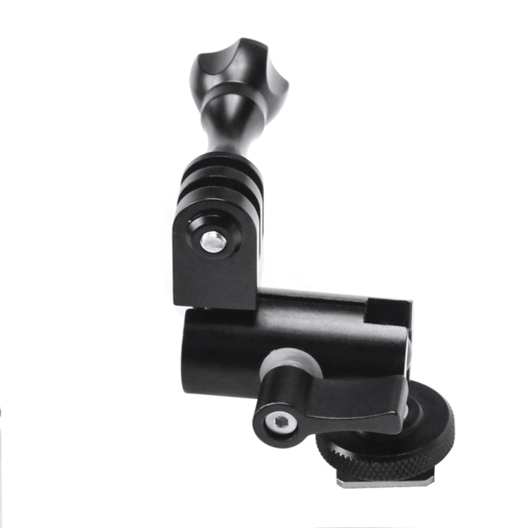 Type B Magic Arm Dual BallHead Cold Shoe 1/4 Inch Mount Adapter for GoPro Hero11 Black / HERO10 Black /9 Black /8 Black /7 /6 /5 /5 Session /4 Session /4 /3+ /3 /2 /1, DJI Osmo Action and Other Action Cameras