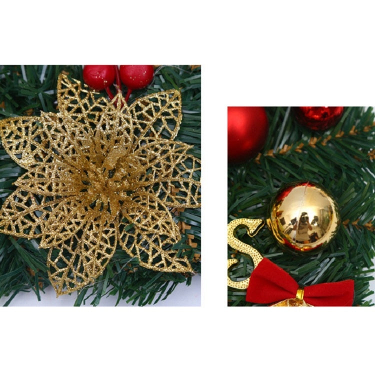 Christmas Decoration Wreath Garland Rattan Door Hanging, Specification: Poetry and Distant