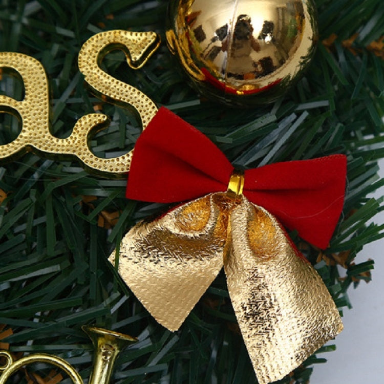 Christmas Decoration Wreath Garland Rattan Door Hanging, Specification: Cotton