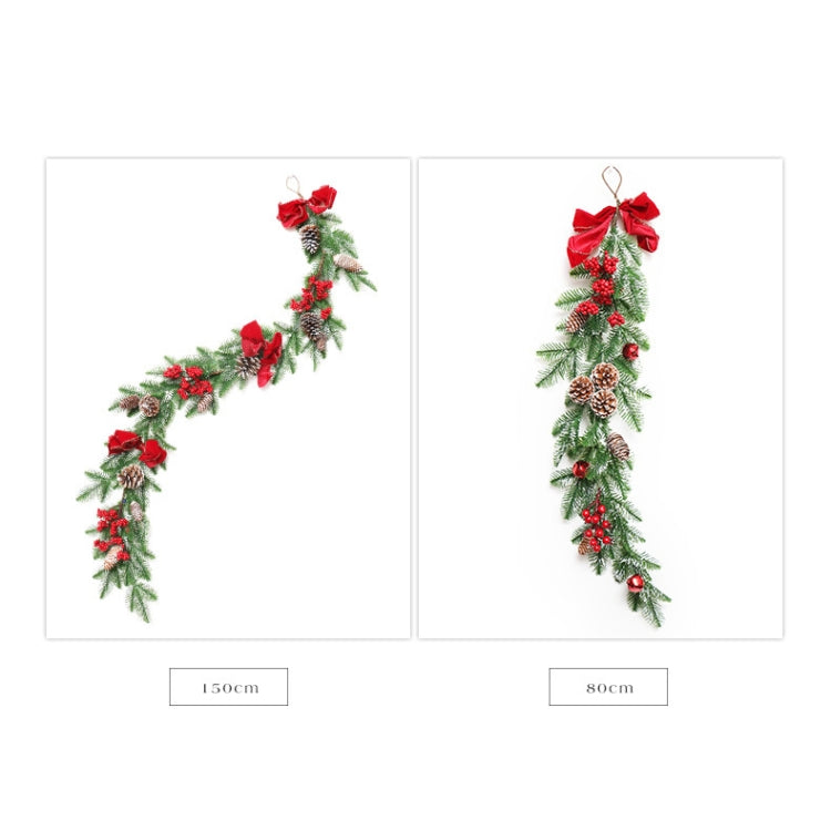 150cm SYWA56 Christmas Ornament Rattan PE Solita Bell Christmas Rattan