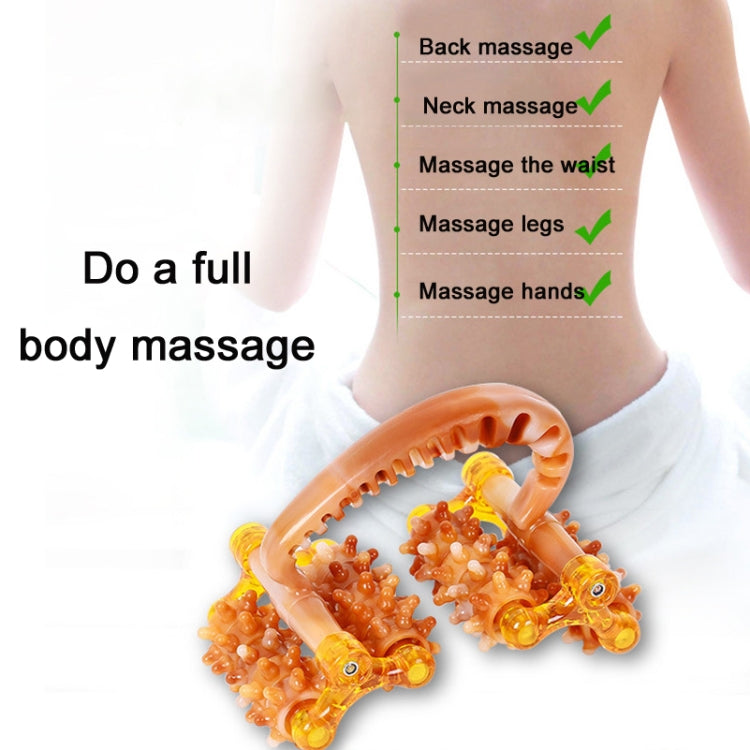 2 PCS Multifunctional Two-color Roller Massager