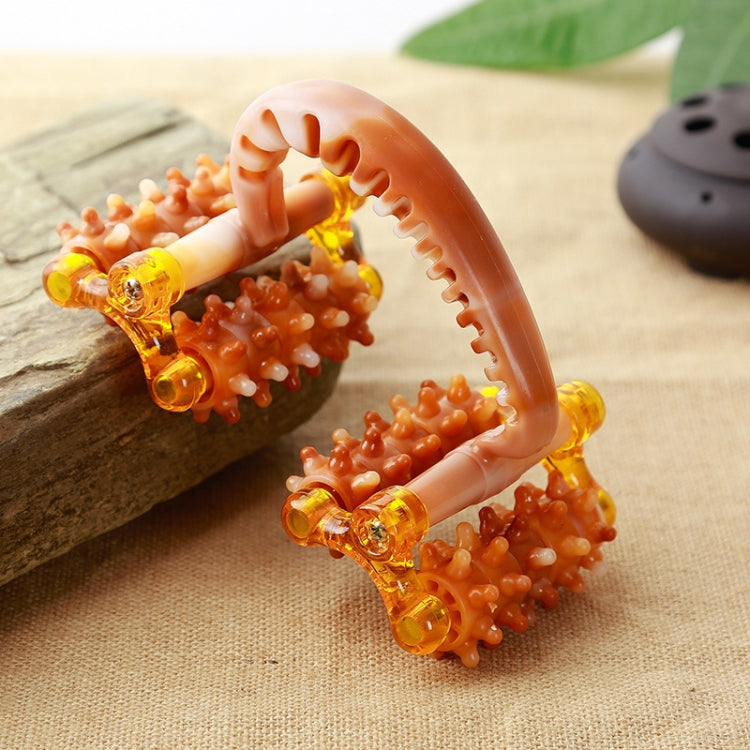 2 PCS Multifunctional Two-color Roller Massager