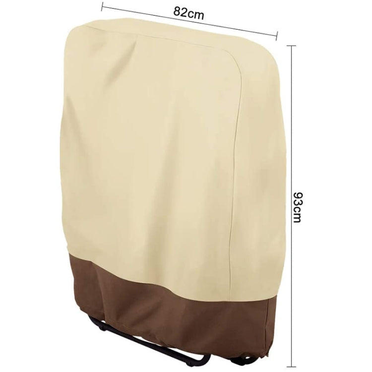 82x93cm Outdoor Deck Chair Cover Waterproof Garden Terrace Patio Chair Cover, Fabric: 190T Polyester