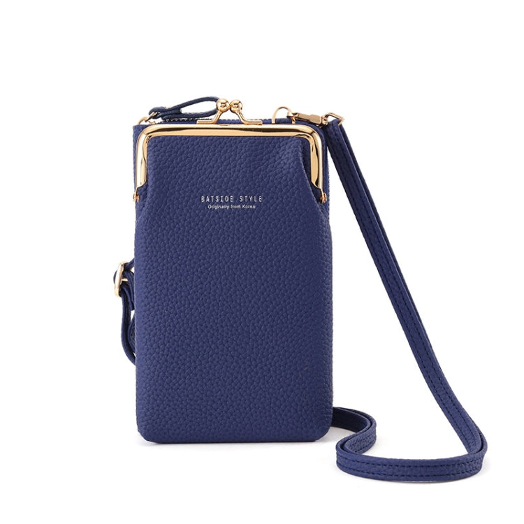 BATSIOE Women Mobile Phone Bag Wallet Large-Capacity Mid-Length Zipper Messenger Shoulder Bag