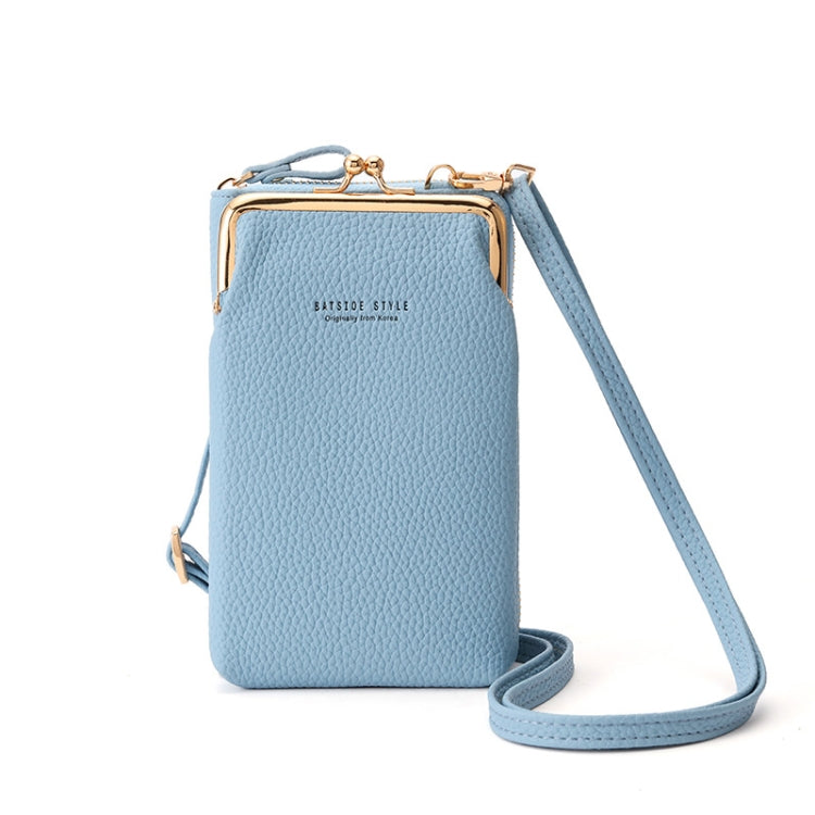 BATSIOE Women Mobile Phone Bag Wallet Large-Capacity Mid-Length Zipper Messenger Shoulder Bag