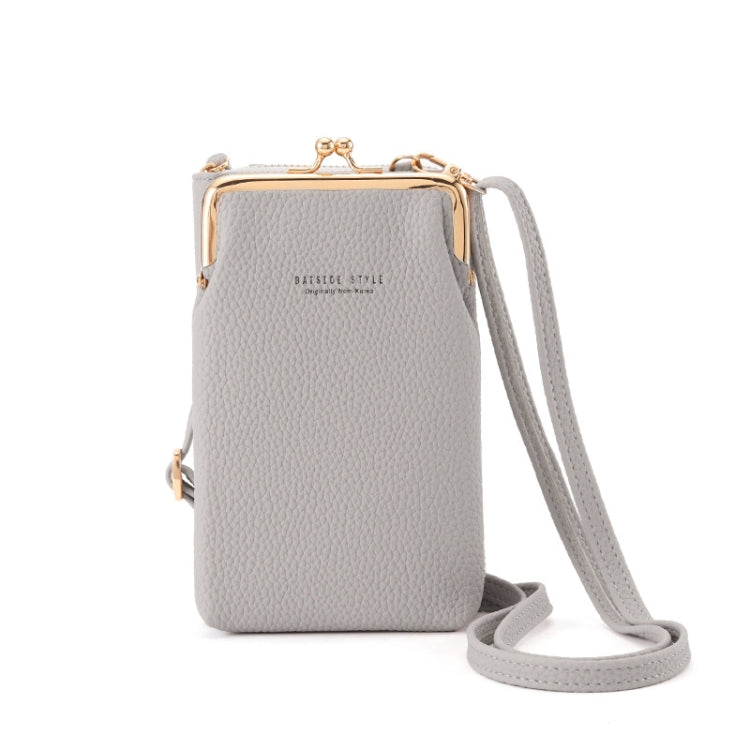 BATSIOE Women Mobile Phone Bag Wallet Large-Capacity Mid-Length Zipper Messenger Shoulder Bag