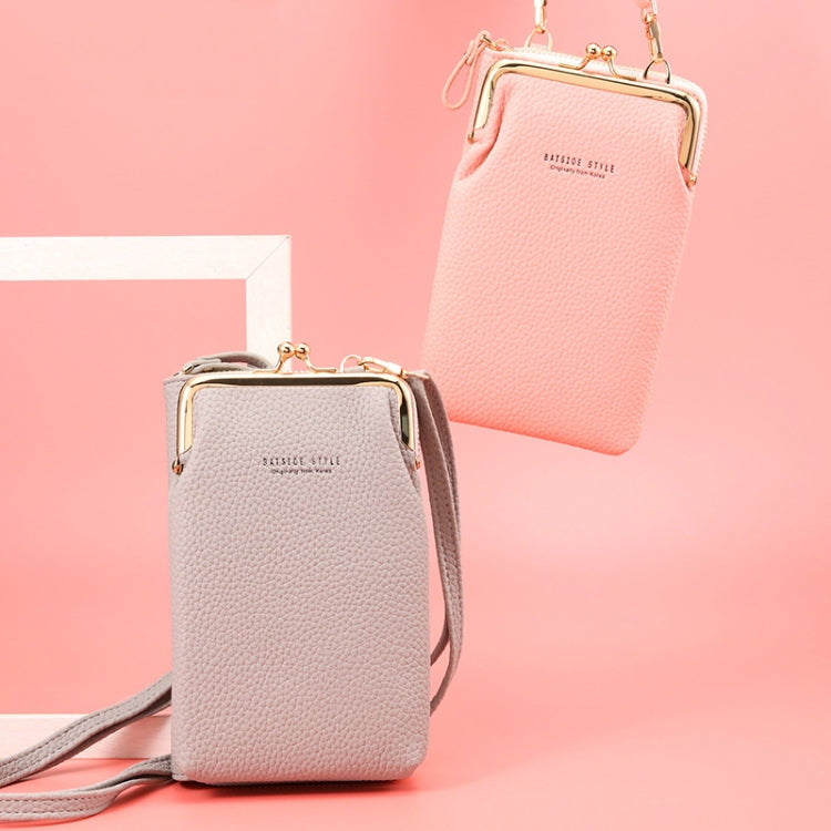 BATSIOE Women Mobile Phone Bag Wallet Large-Capacity Mid-Length Zipper Messenger Shoulder Bag