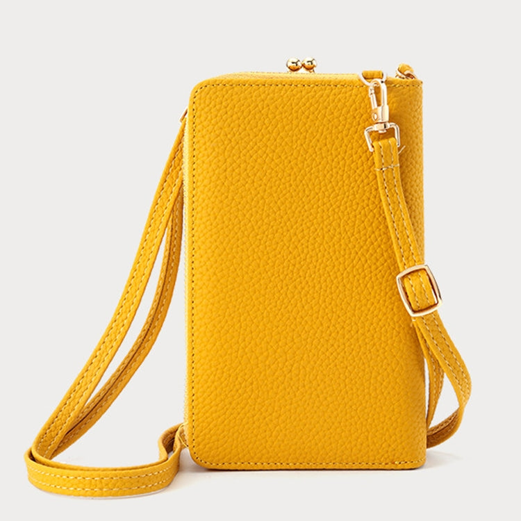 BATSIOE Women Mobile Phone Bag Wallet Large-Capacity Mid-Length Zipper Messenger Shoulder Bag