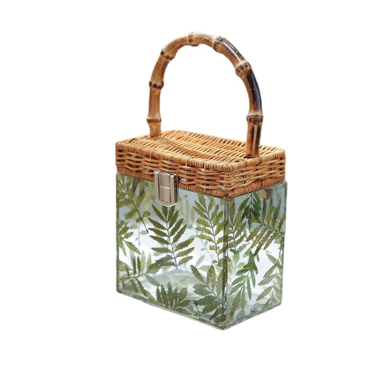 10 PCS Simulation Bamboo Plastic Semicircle Handle Gift Box Bag Handle, Specification: Small Side Hole