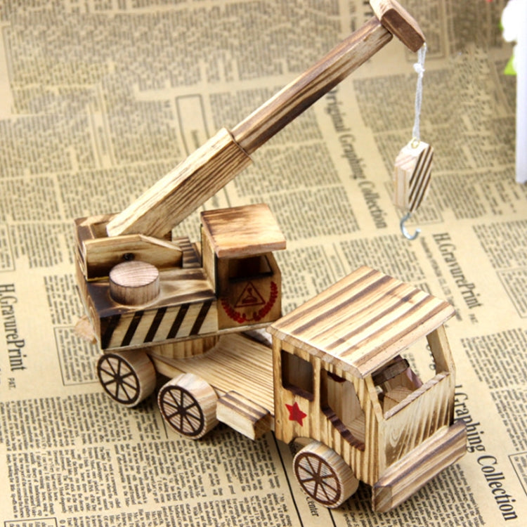 A1047 Wooden Simulation Crane Ornaments Children Crafts And Toys(Crane)