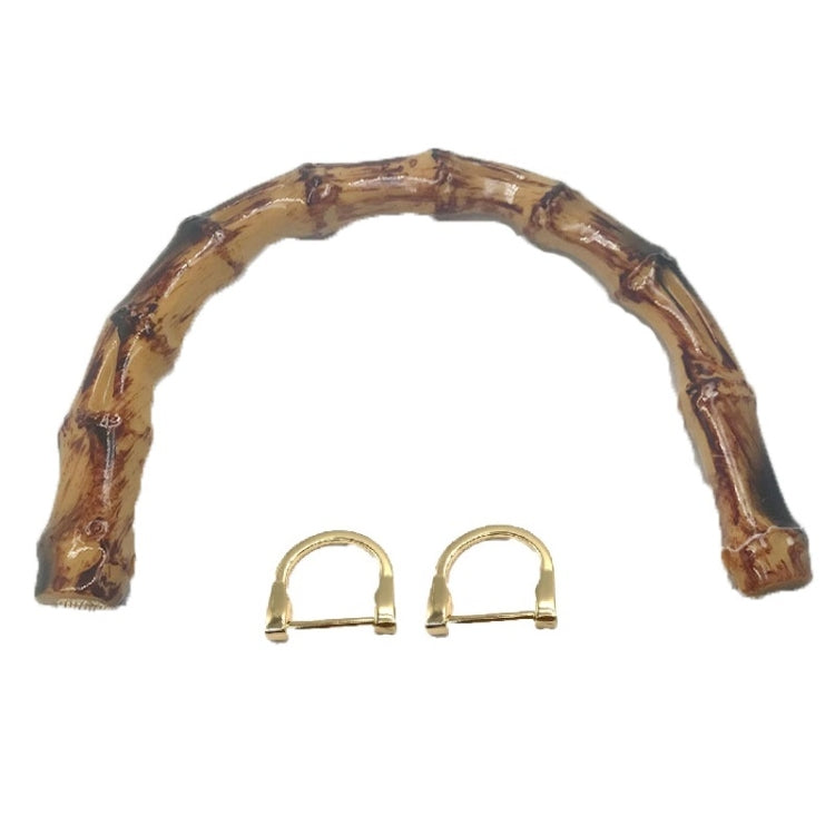10 PCS Luggage Accessories Simulation Bamboo Handle With Metal Buckle