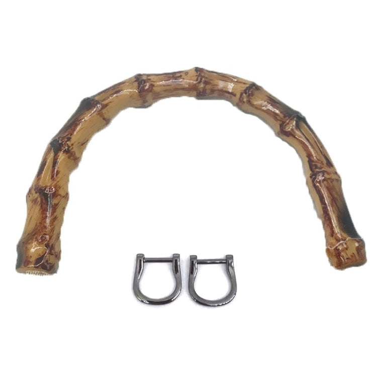 10 PCS Luggage Accessories Simulation Bamboo Handle With Metal Buckle