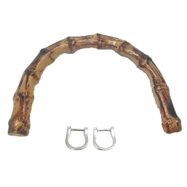 10 PCS Luggage Accessories Simulation Bamboo Handle With Metal Buckle