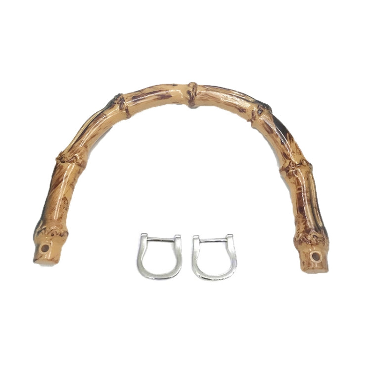 10 PCS Luggage Accessories Simulation Bamboo Handle With Metal Buckle