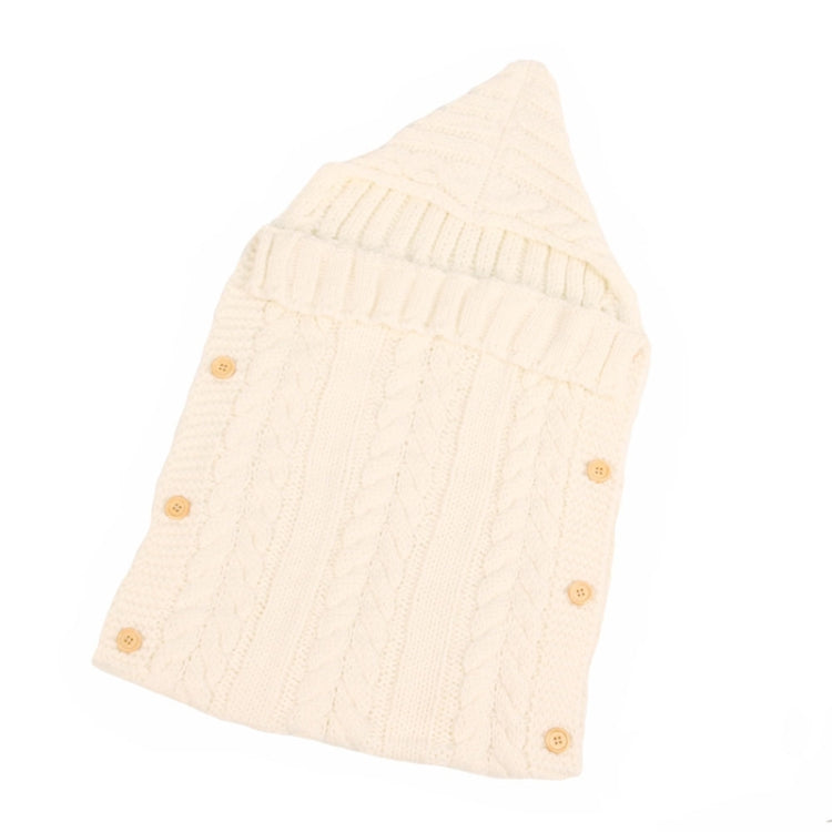 Zzsd0002 Autumn / Winter Baby Knitted Woolen Button Sleeping Bag Photography Blanket Stroller Sleeping Bag