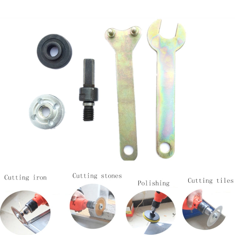 8 In 1 3 Sets Hand Electric Drill Variable Angle Grinding Cutting Polishing Grinding Converter
