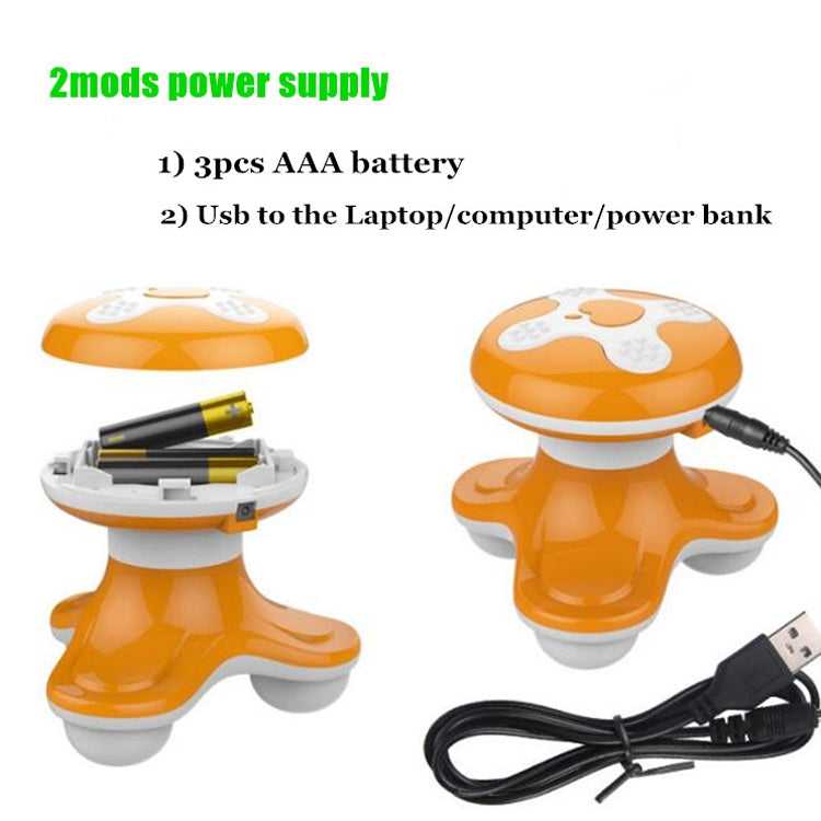 5 PCS Whole Body Mini Small Massager Household USB Battery Dual-purpose Electric Triangle Vibration Massager