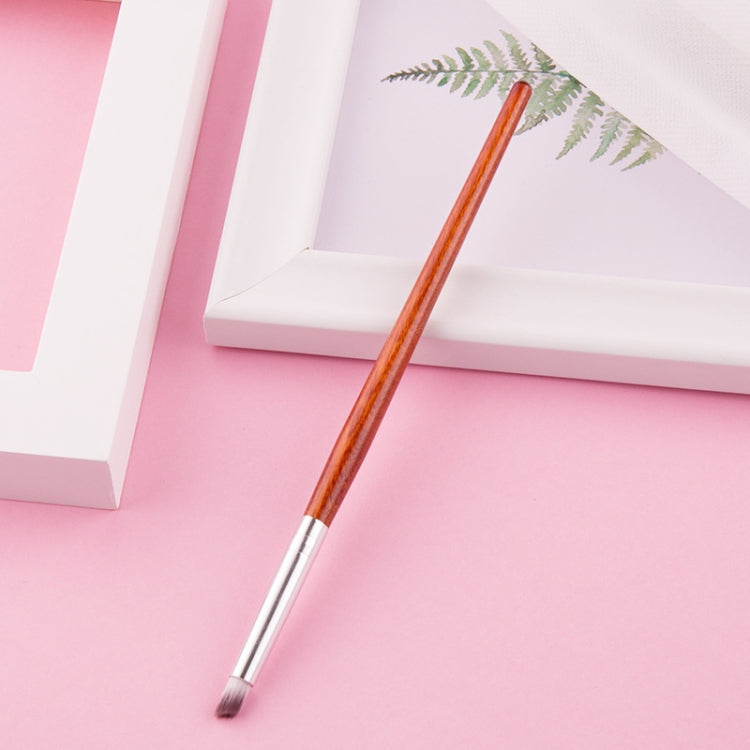 8 PCS Nail Art Phototherapy Gradient Smudge Pen Oblique Mouth Pen Mahogany Pen Rod Nail Art Brush(6.6mm)