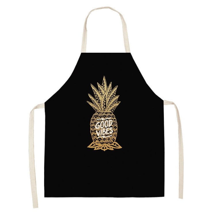 2 PCS Kitchen Linen Heart-Shaped Letters Fashion Sleeveless Apron, Specification: 65x75 cm