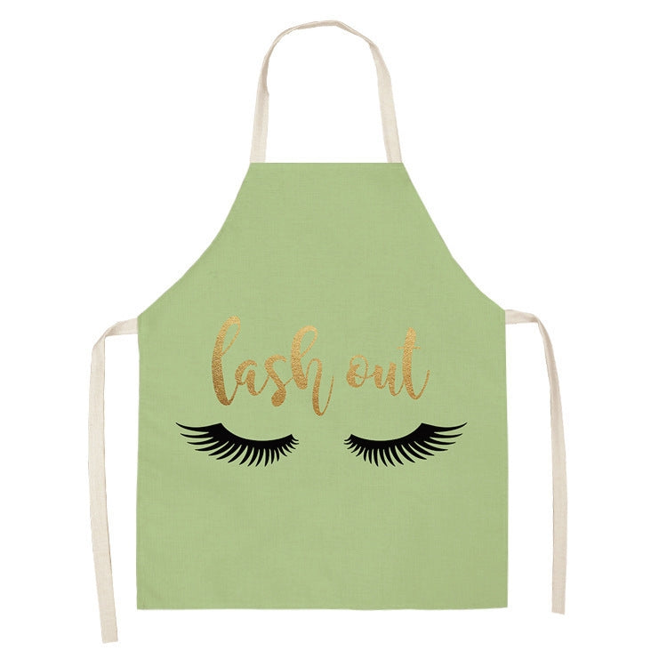 2 PCS Kitchen Linen Heart-Shaped Letters Fashion Sleeveless Apron, Specification: 65x75 cm