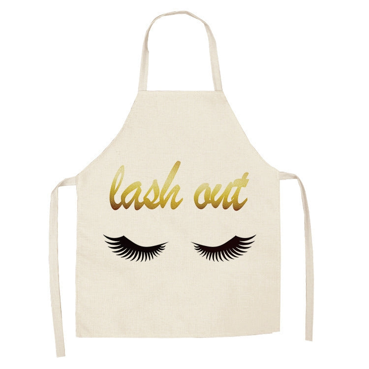 2 PCS Kitchen Linen Heart-Shaped Letters Fashion Sleeveless Apron, Specification: 65x75 cm
