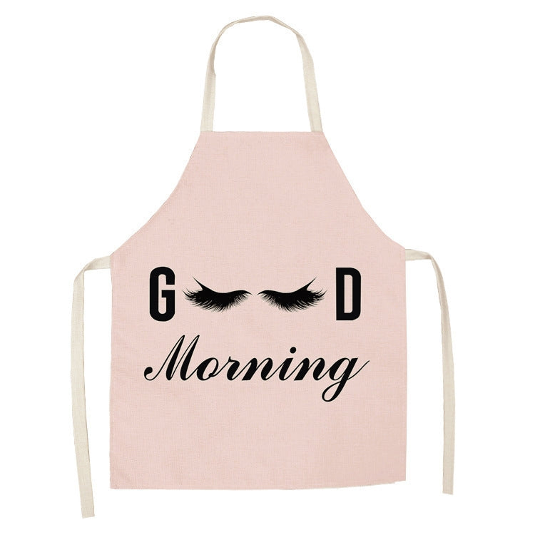 2 PCS Kitchen Linen Heart-Shaped Letters Fashion Sleeveless Apron, Specification: 65x75 cm