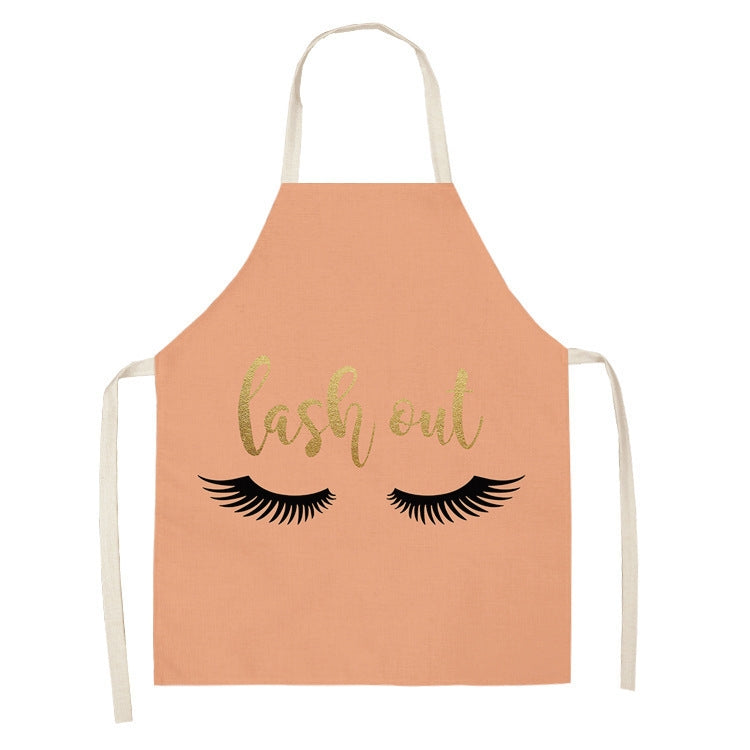2 PCS Kitchen Linen Heart-Shaped Letters Fashion Sleeveless Apron, Specification: 65x75 cm