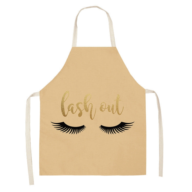 2 PCS Kitchen Linen Heart-Shaped Letters Fashion Sleeveless Apron, Specification: 65x75 cm